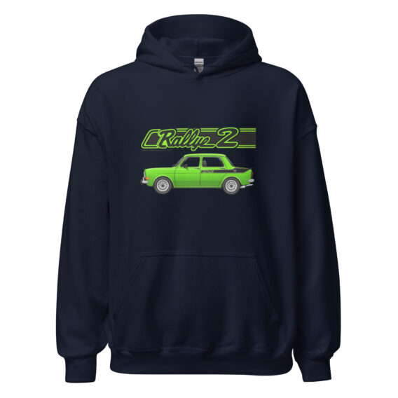 Rallye 2 hoodie – Navy, front view