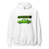 Rallye 2 hoodie – White, front view